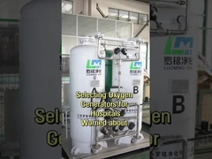 Sélection des générateurs d'oxygène pour les hôpitaux